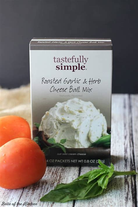 Prepared cheese or other filled tortellini 1/2 (10 oz.) pkg. Bruschetta Cheese Ball Mix / Wind And Willow Smokehouse ...