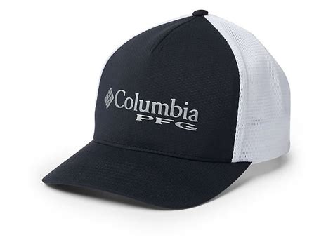 Columbia Pfg Mesh Snap Back Cap Black