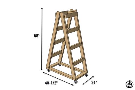 A diy tutorial to build a lumber rack including plans. DIY Mobile Lumber Rack - Addicted 2 DIY
