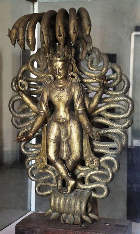 Vishnu Jalashayana Over Ananta Sesha Bronze From Nepal Hindu Statues Krishna Statue Metal