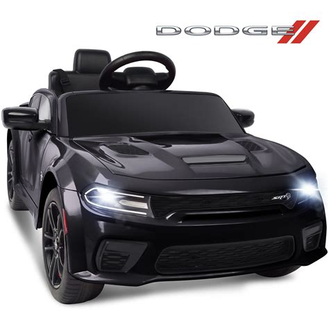 Irerts 12v Dodge Charger Srt Boys Girls Kids Ride On Car Toys Electric