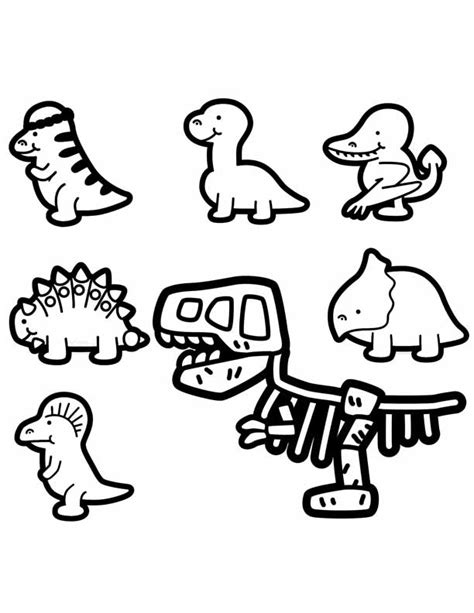 Baby Dinosaur Coloring Pages To Download And Print For Free