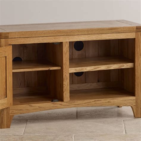 Orrick Tv Cabinet In Rustic Solid Oak Oak Furniture Land