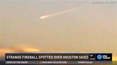Giant Fireball Streaks Across Texas Sky