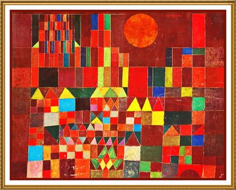 Paul Klee Castle And Sun