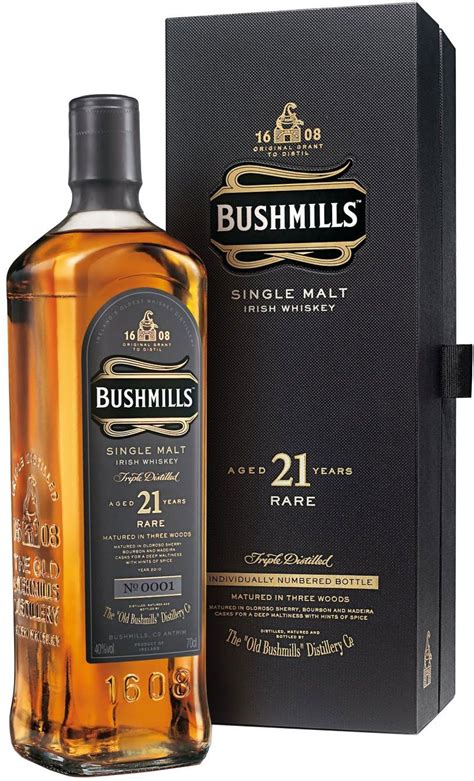 Bushmills 21 Year Old Three Woods Single Malt Irish Whiskey Single