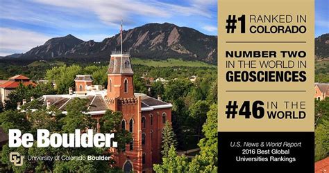 Flashback Cu Boulder Ranks In Top 100 Universities In The World