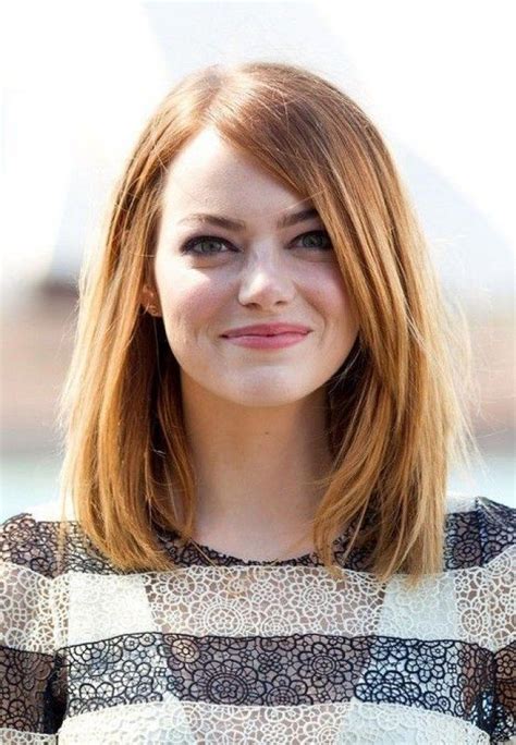 Long Bob Haircuts With Bangs For Round Faces