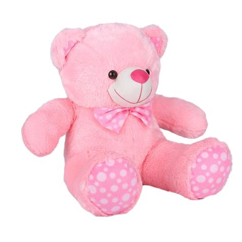 Amazon Buy Ultra 2 Feet Fluffy Polka Teddy Bear Soft Toys Pink