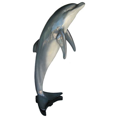 Large Jumping Dolphin Statue With Base Dolphins Animal Statues Sea