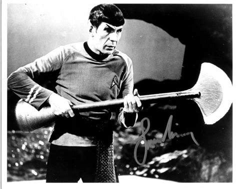 Star Trek Leonard Nimoy As Mr Spock Signed Autographed 8 X 10 Reprint
