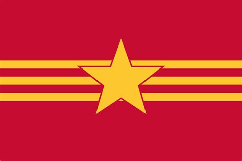 North And South Vietnam Unification Flag Rvexillology