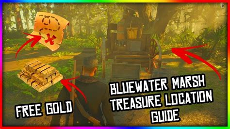 Red Dead Redemption 2 Online Bluewater Marsh Treasure Map Locations