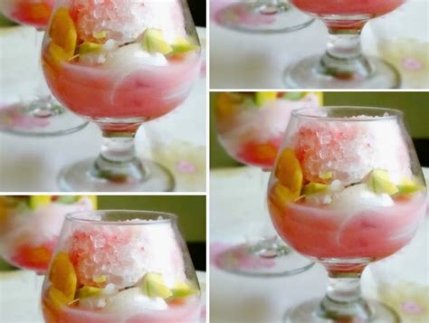 Kerok jelly agar berbentuk cendol. Resep Es Campur Buah Segar Istimewa