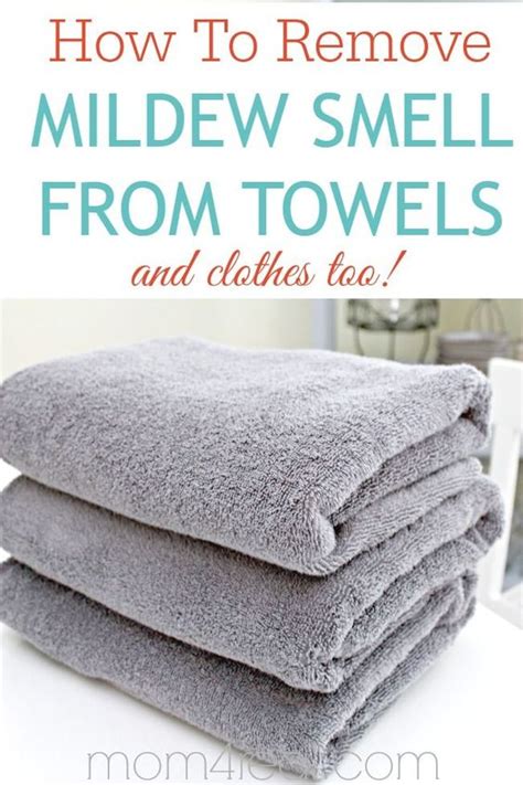 How To Remove Mildew Smell From Towels And Clothes Mom Useful Life
