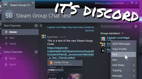 Steam Beta Update They Made Discord Steam Chat Beta Youtube