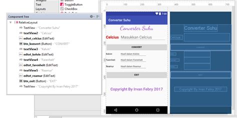 Tutorial Membuat Aplikasi Konversi Suhu Dengan Android Studio ~ Journey