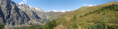Panorama Of Val Ferret Towards Refuge Elena Here The Book Flickr