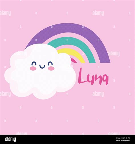 Luna Girl Name Stock Photo Alamy