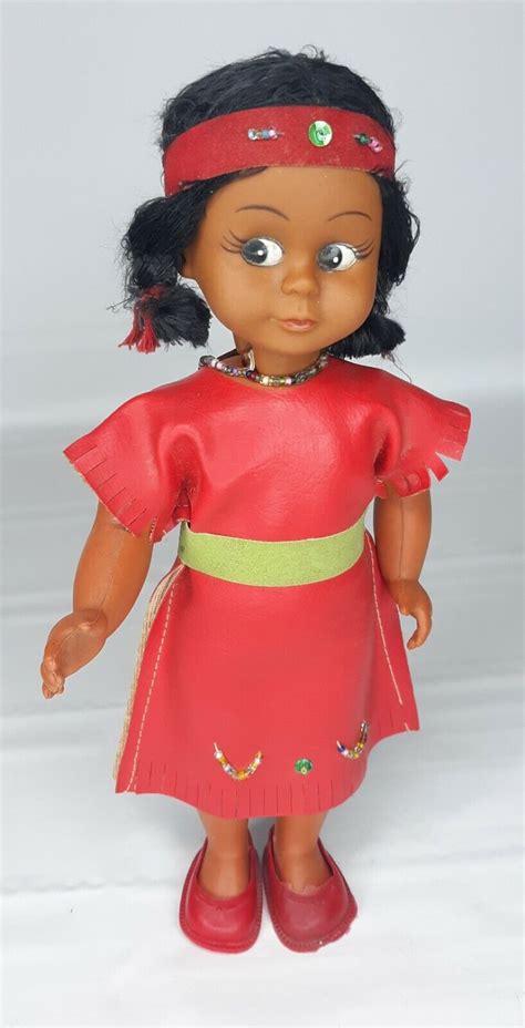 vintage native american indian girl doll ebay