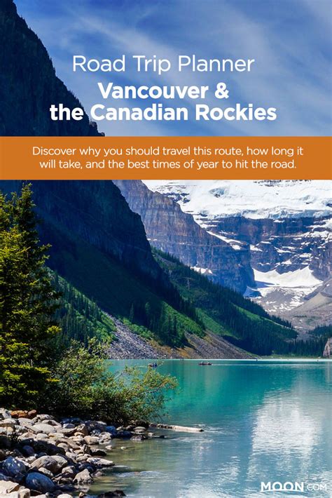 Vancouver And The Canadian Rockies Road Trip Planner Moon