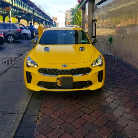 Live From The Bronx 2018 Kia Stinger Gt Awd In Sunset Yellow 39 Of