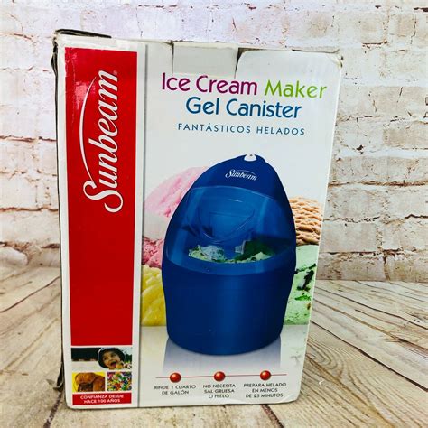 Sunbeam Ice Cream Maker Gel Canister Blue Ebay In 2022 Ice Cream