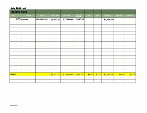Free Rent Payment Tracker Spreadsheet Intended For Rent Payment Excel Spreadsheetest Of Ledger