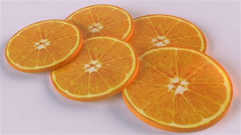 3d Model Citrus Orange Fruit Slices Turbosquid 1539005