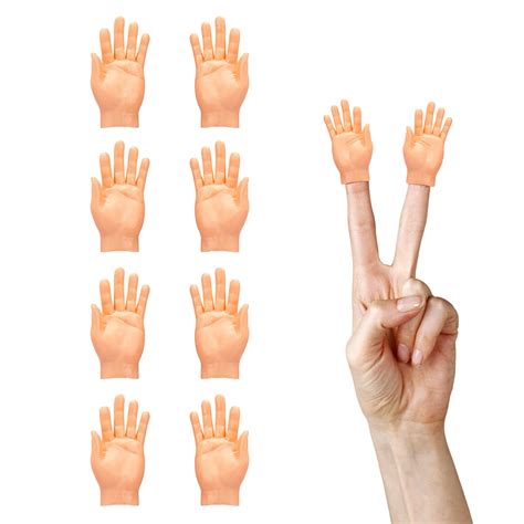 Buy Tiny Hands For Fingers Mini Hands 10 Pcs Small Rubber Hands