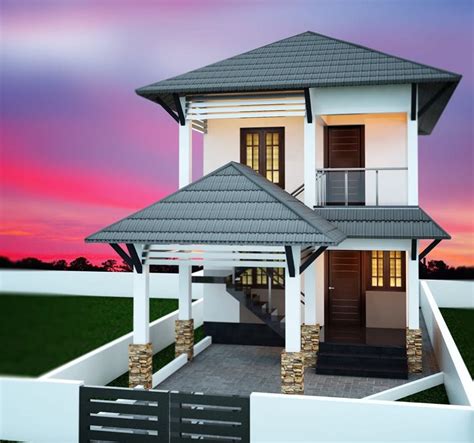 Best 1000 Square Feet 2bhk Modern Home Plan Below 9 Lakhs Acha Homes