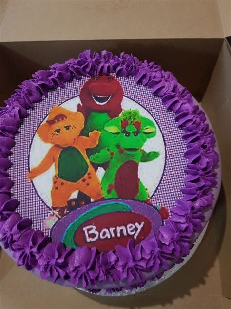 Barney Cake To Celebrate A 1st Birthday Done By Cakes By Marilize