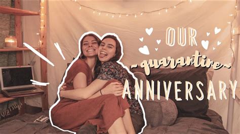 Our Quarantine Anniversary Lesbian Couple Youtube