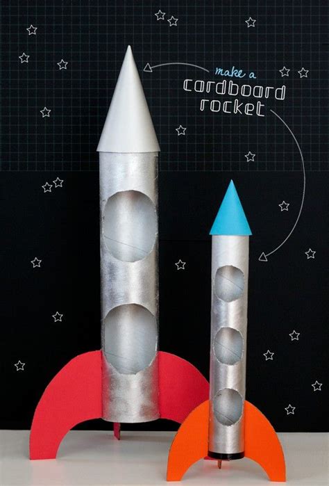 Diy Cardboard Rockets Hellobee Cardboard Rocket Rockets For Kids