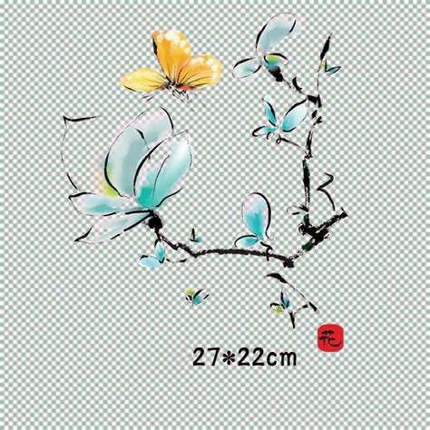 Flower Butterfly Patch Iron On Appliques T Shirt Dresses A Level