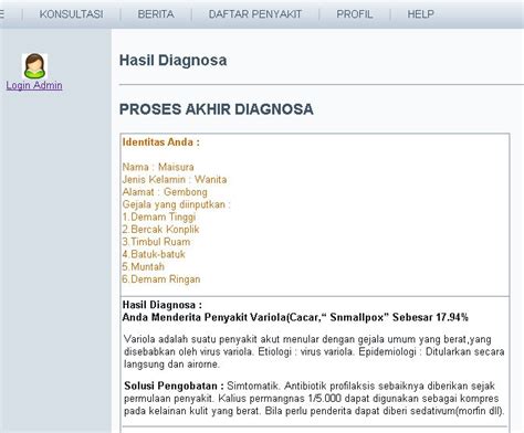 We did not find results for: Source Code Aplikasi Sistem Pakar Mendiagnosa Penyakit ...