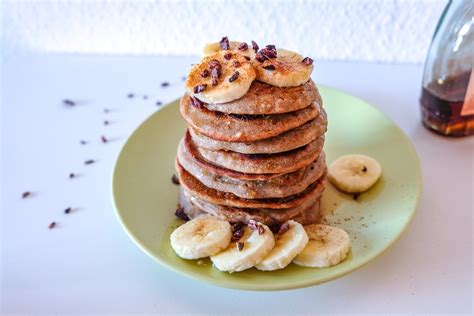 Simple Vegan Buckwheat Banana Pancakes
