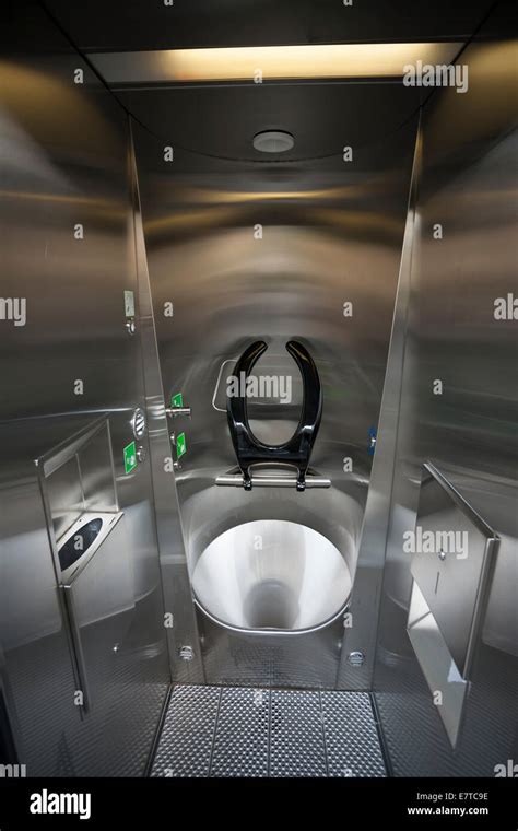 A Self Cleaning Stainless Steel Public Toilet In Chur Switzerland