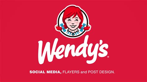 Wendy´s Social Media projects and flayers design on Behance in 2020 ...