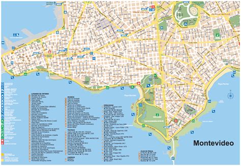 Mapas Del Uruguay Mapa De Montevideo Enciclopedia Online Gratis