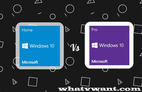 Windows 10 Home Vs Pro Differences You Need To Know Whatvwant