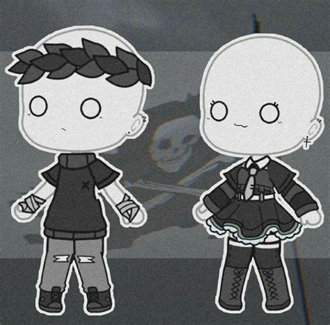 Gacha Outfits Roupas Para Gêmeos Roupas De Anime Desenhando Roupas