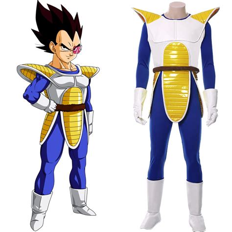 Dragonball Dragon Ball Z Vegeta Outfit Cosplay Costume Mens Halloween Costumes Cosplay