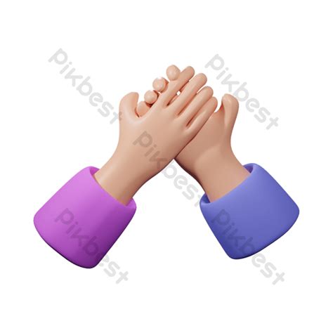 Support Hand Gesture 3d Illustration Helping Concept Png Images Psd