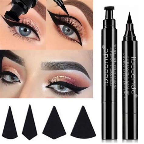Buy 4 Style Eyeliner Stamp Pencil Black Liquid Makeup