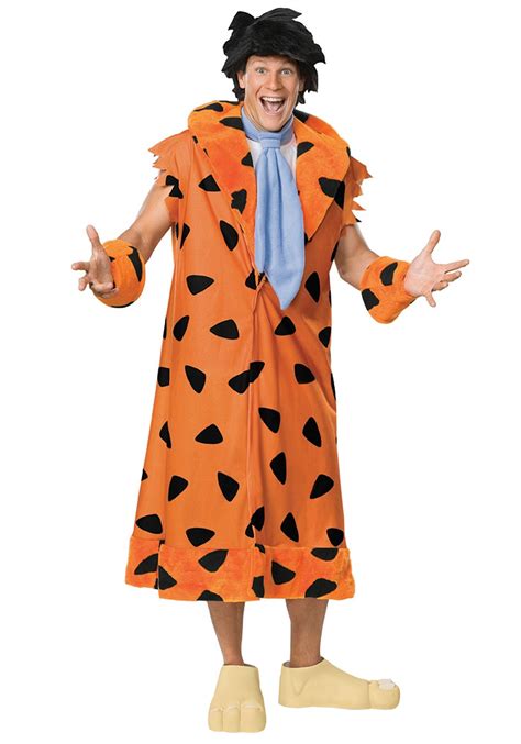 Men S Fred Flintstone Plus Size Costume Caveman Costume