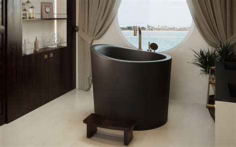 Whether you would be happy with the standard freestanding soaker model or you're ready to incorporate a clawfoot tub that'll transform your bathroom, the market has something in store for you. Aquatica True Ofuro Mini Black Heated Japanese Bathtub ...