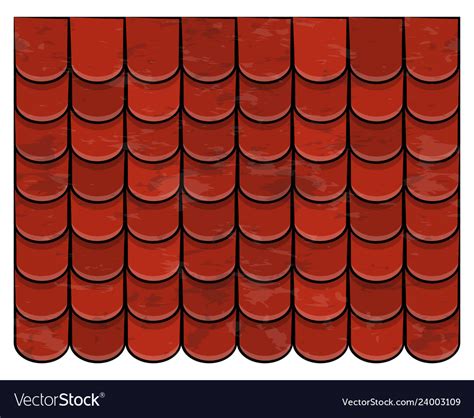 Roof Tiles Texture Beautiful Banner Wallpaper Vector Image