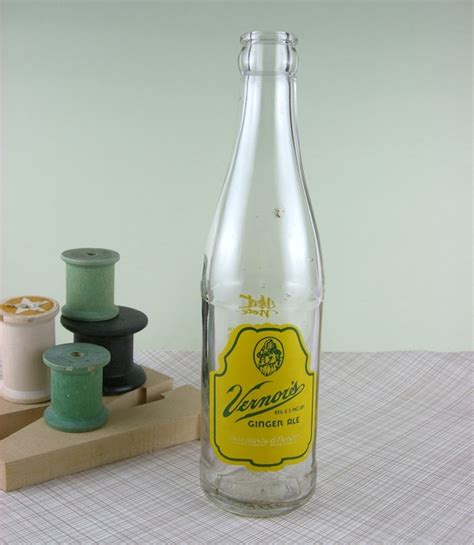 Vernors Ginger Ale Glass Bottle