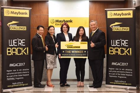 It's so easy to talk about. แสดงความยินดี ผู้ชนะโครงการ MAYBANK Go Ahead Challenge 2017